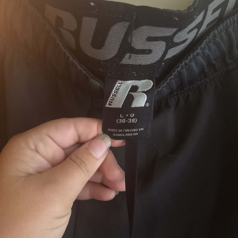 Russell Athletic Men's Black Fresh Force Athletic Shorts